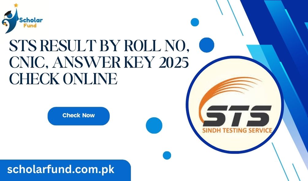 STS Result By Roll No, CNIC, Answer Key 2025 Check Online