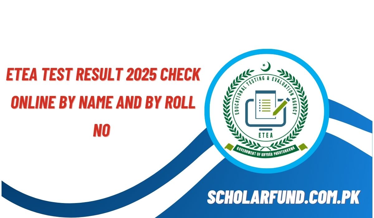 ETEA Test Result 2025 Check Online by Name and By Roll No