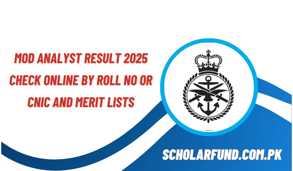 MOD Analyst Result 2025 Check Online By Roll No or CNIC And Merit Lists